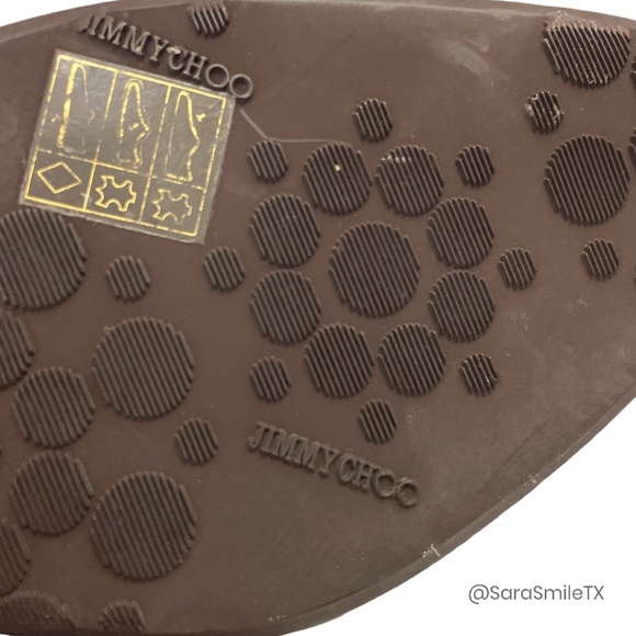 JIMMY CHOO Unique Authentic Boho Suede Gladiator Flats Ballet Shoes - RARE - Picture 14 of 15